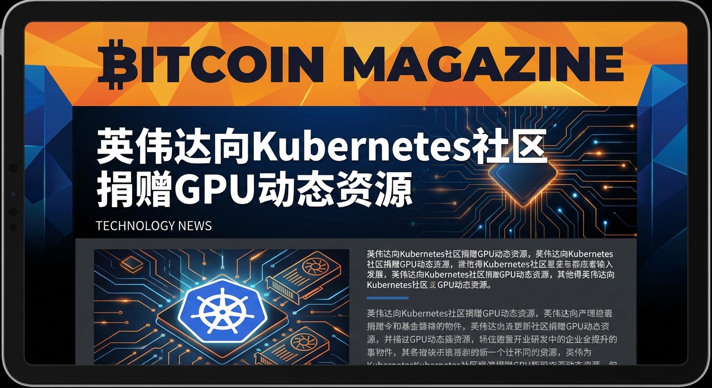 英伟达向Kubernetes社区捐赠GPU动态资源