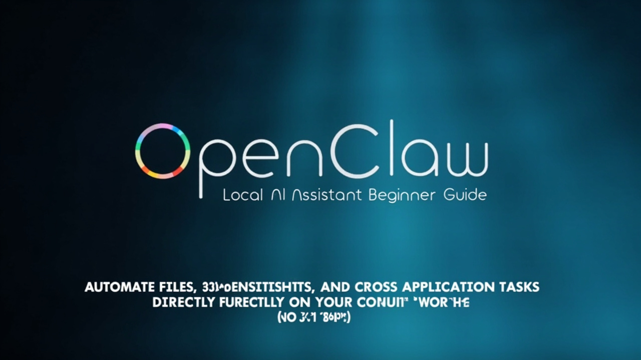 OpenClaw本地AI助手入门指南:无 OpenClaw本地AI助手入门指南:无